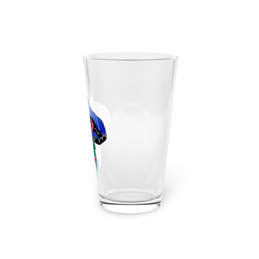 Butterfly 2 Pint Glass, 16oz