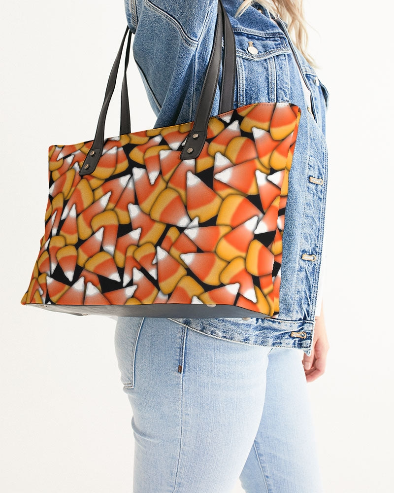 Candy Corn Pattern Stylish Tote