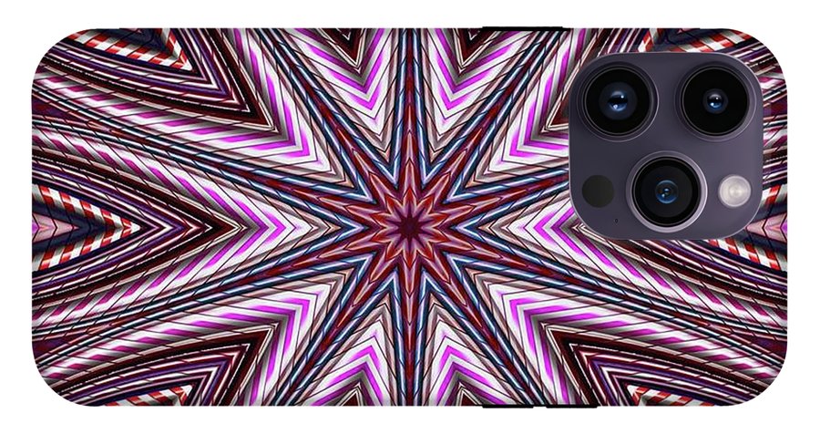 Candy Cane Kaleidoscope - Phone Case