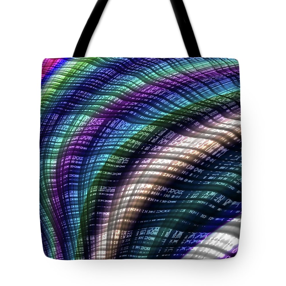 Candy Plaid Fractal - Tote Bag