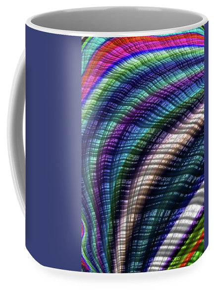 Candy Plaid Fractal - Mug