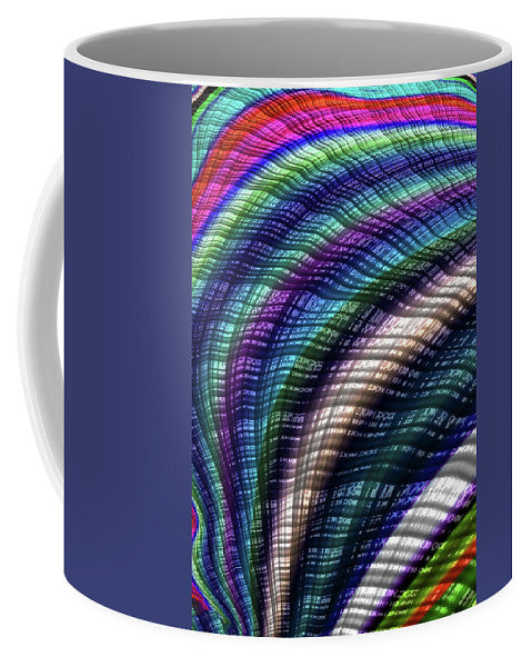 Candy Plaid Fractal - Mug