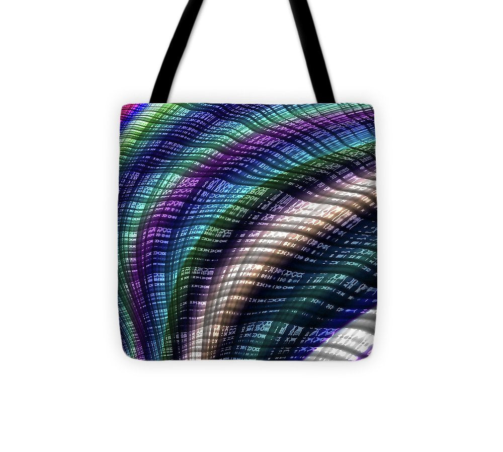 Candy Plaid Fractal - Tote Bag