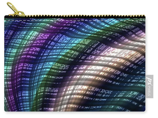 Candy Plaid Fractal - Carry-All Pouch