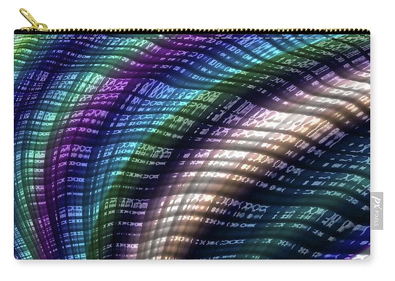 Candy Plaid Fractal - Carry-All Pouch