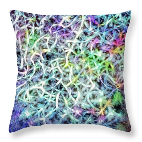 Caressing The Strings Again - Throw Pillow