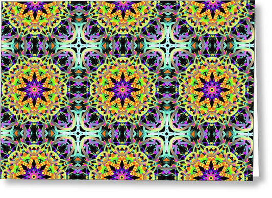 Carnival Kaleidoscope - Greeting Card