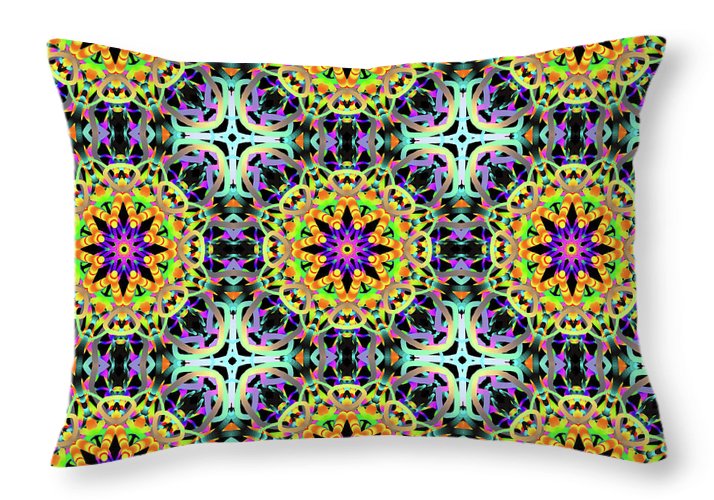 Carnival Kaleidoscope - Throw Pillow