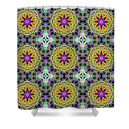 Carnival Kaleidoscope - Shower Curtain