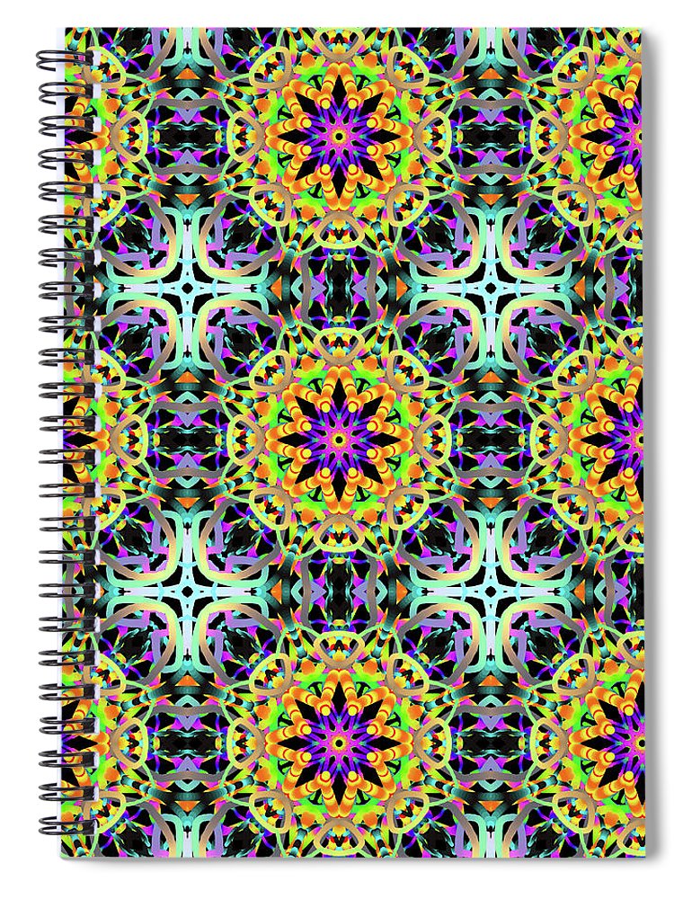 Carnival Kaleidoscope - Spiral Notebook