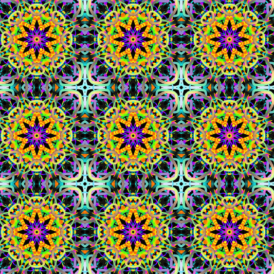 Carnival Kaleidoscope Digital Image Download