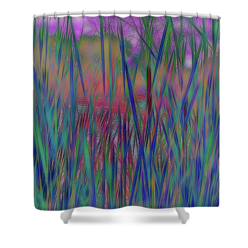 Cattail In July - Shower Curtain