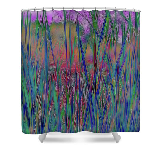 Cattail In July - Shower Curtain