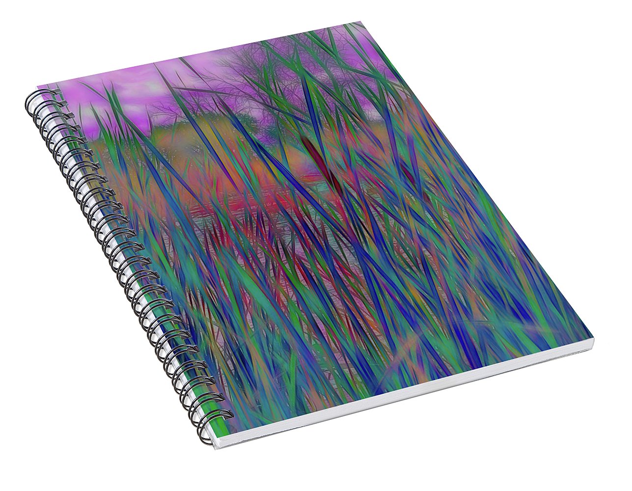 Cattail In July - Spiral Notebook