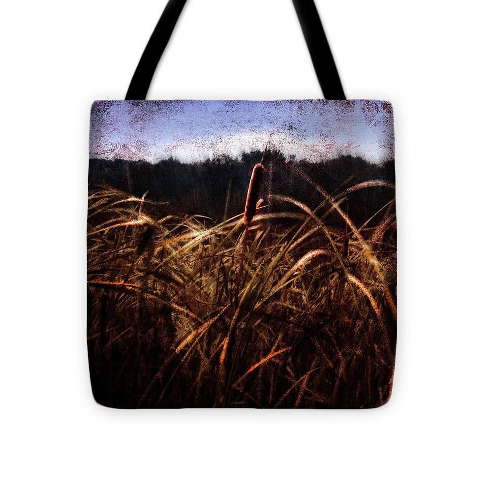 Cattails In The Wind - Tote Bag