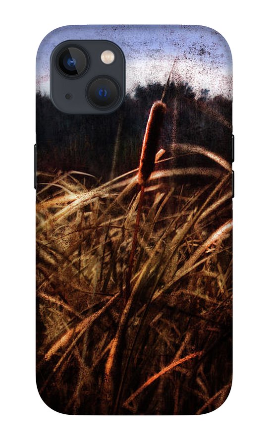 Cattails In The Wind - Phone Case