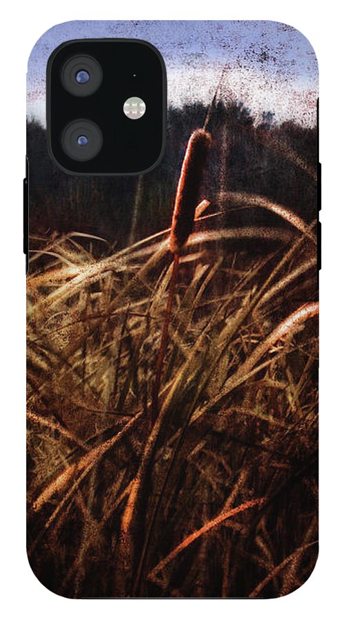 Cattails In The Wind - Phone Case