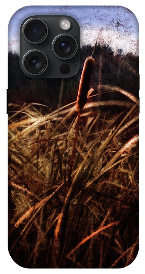 Cattails In The Wind - Phone Case