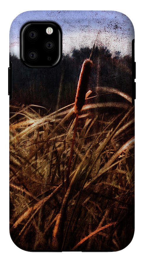 Cattails In The Wind - Phone Case