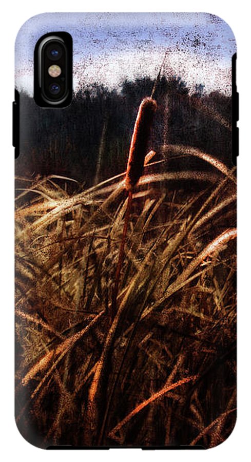 Cattails In The Wind - Phone Case