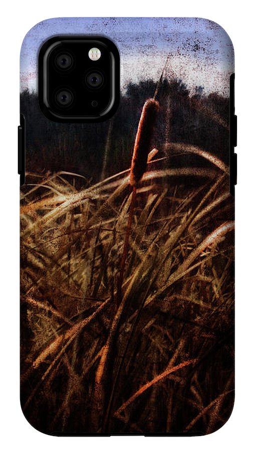 Cattails In The Wind - Phone Case