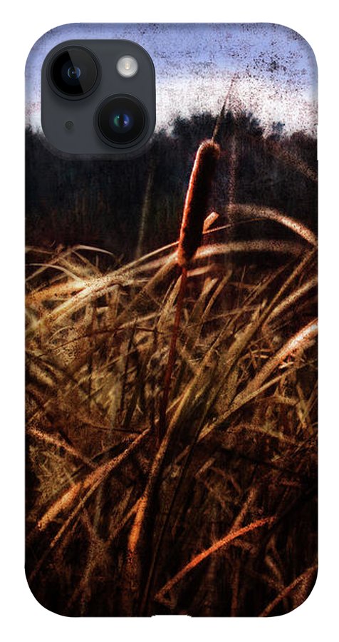 Cattails In The Wind - Phone Case