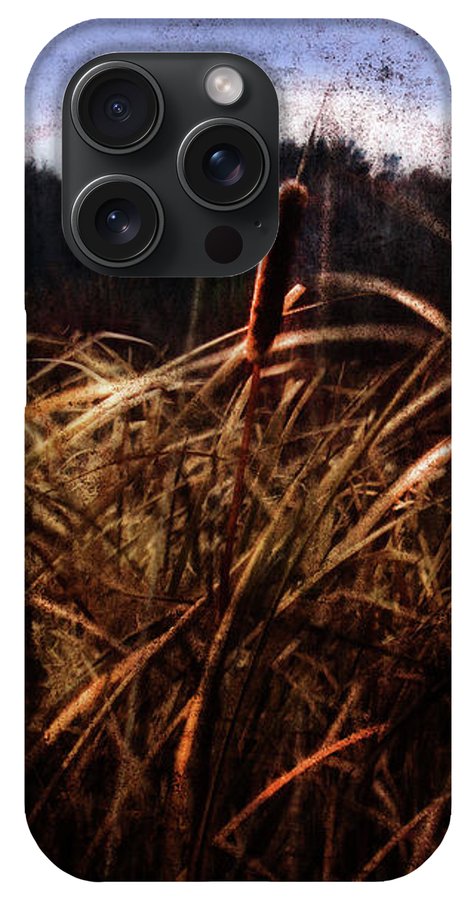 Cattails In The Wind - Phone Case