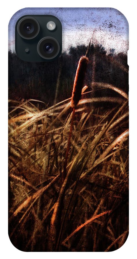 Cattails In The Wind - Phone Case