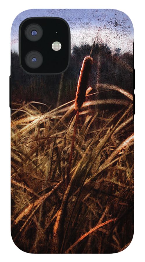 Cattails In The Wind - Phone Case