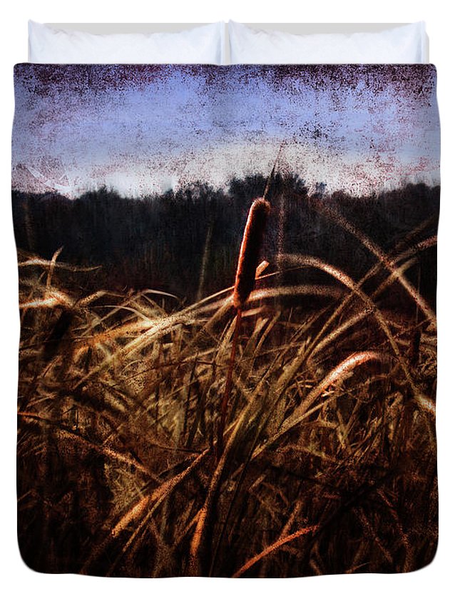 Cattails In The Wind - Duvet Cover