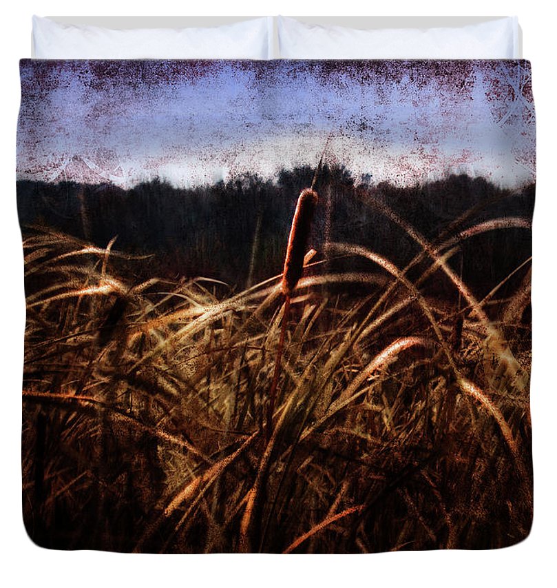 Cattails In The Wind - Duvet Cover