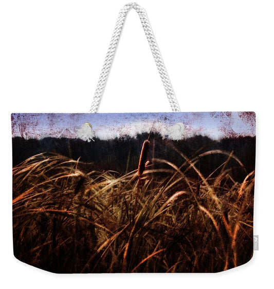 Cattails In The Wind - Weekender Tote Bag