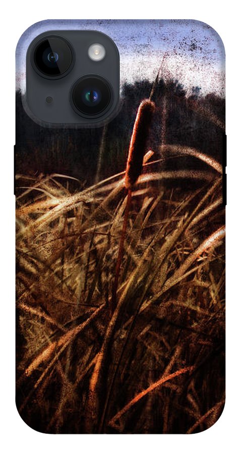 Cattails In The Wind - Phone Case