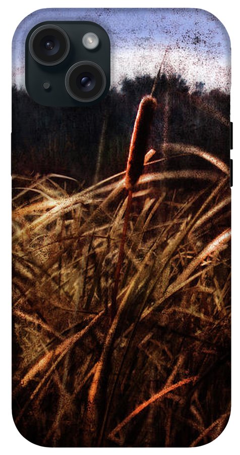 Cattails In The Wind - Phone Case