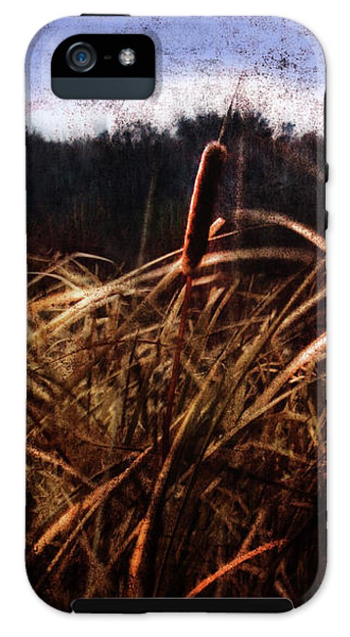 Cattails In The Wind - Phone Case