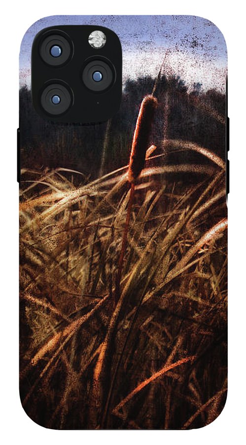 Cattails In The Wind - Phone Case