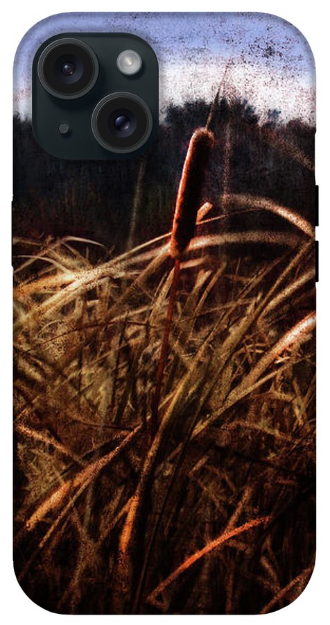 Cattails In The Wind - Phone Case