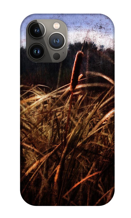 Cattails In The Wind - Phone Case