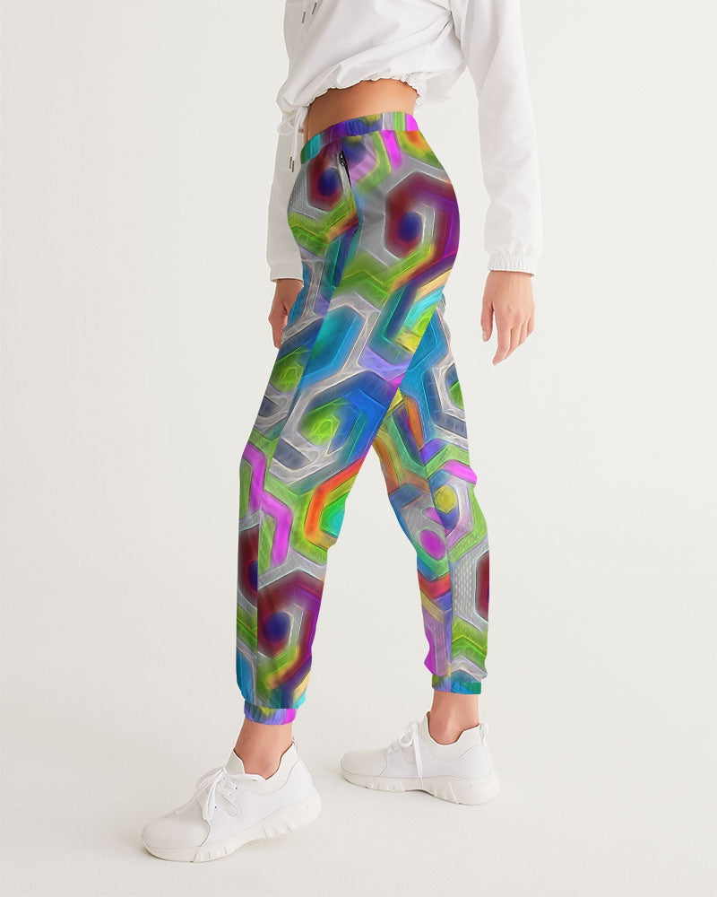 Colorful Hexagons Women's Track Pants