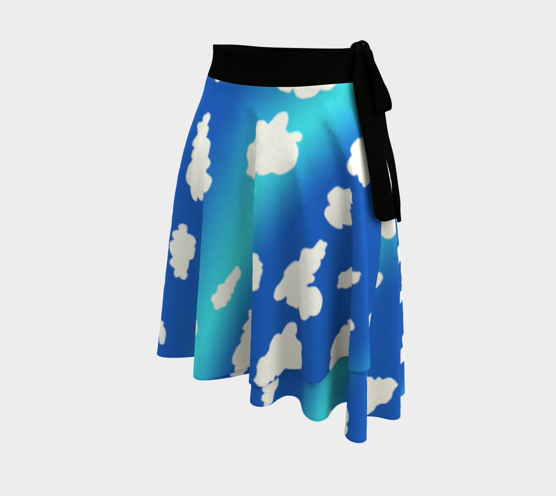 Clouds Wrap Skirt