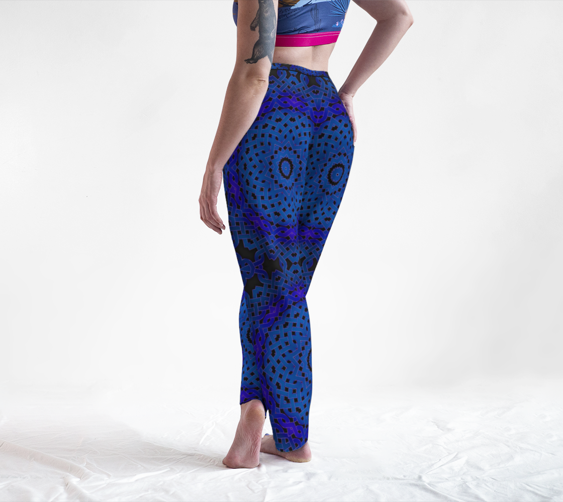 Blue Celtic Knot Kaleidoscope Lounge Pants