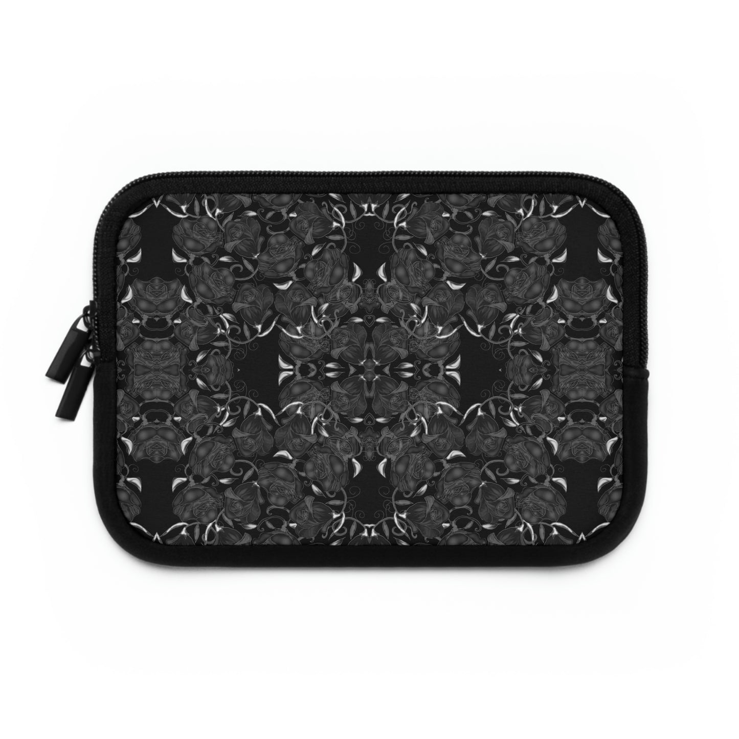 Black Roses Pattern Laptop Sleeve