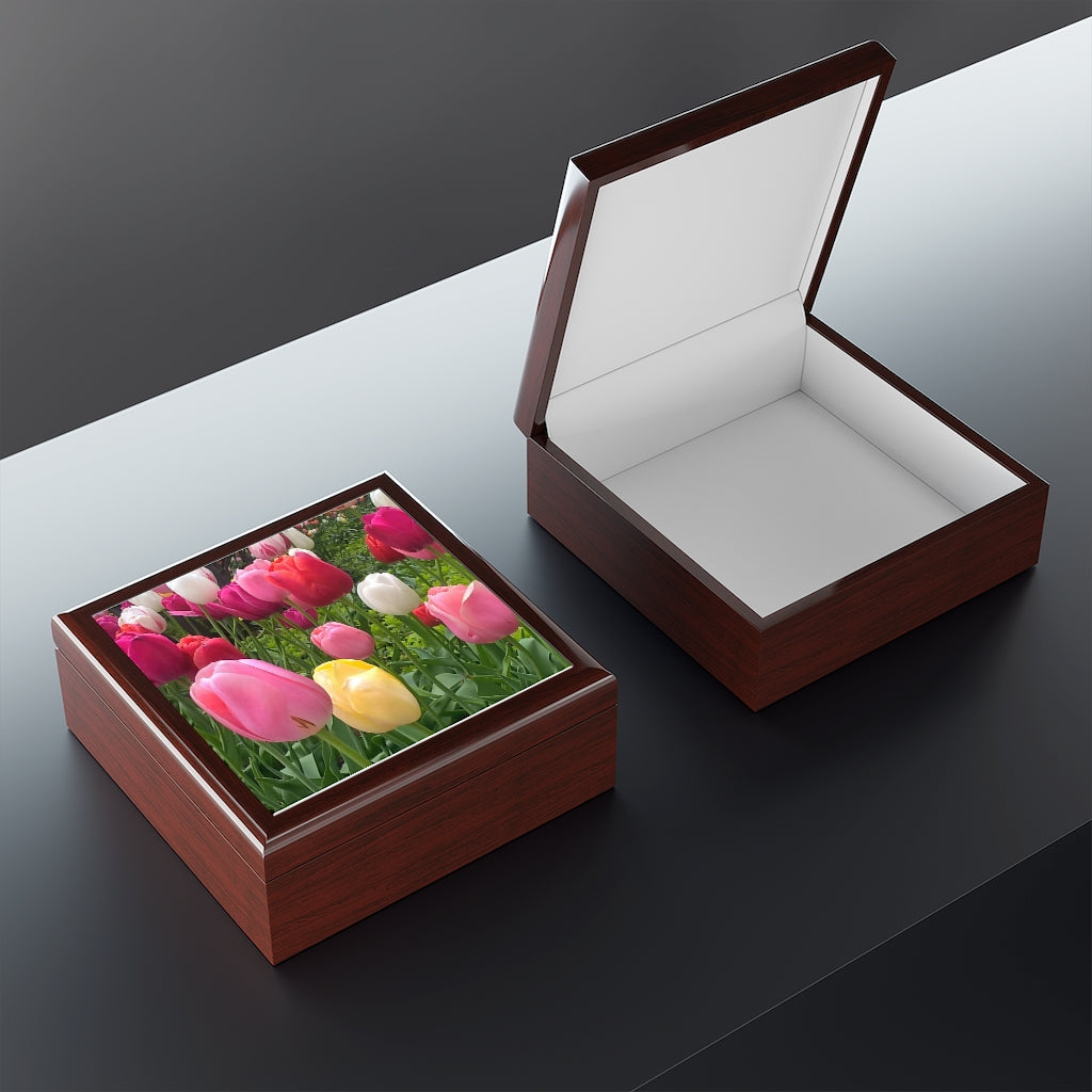 Home Chicago Tulips Jewelry Box