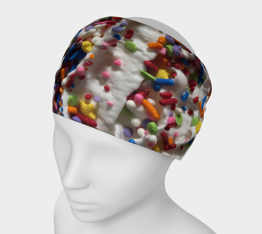 Rainbow Sprinkles and Whipped Cream Headband