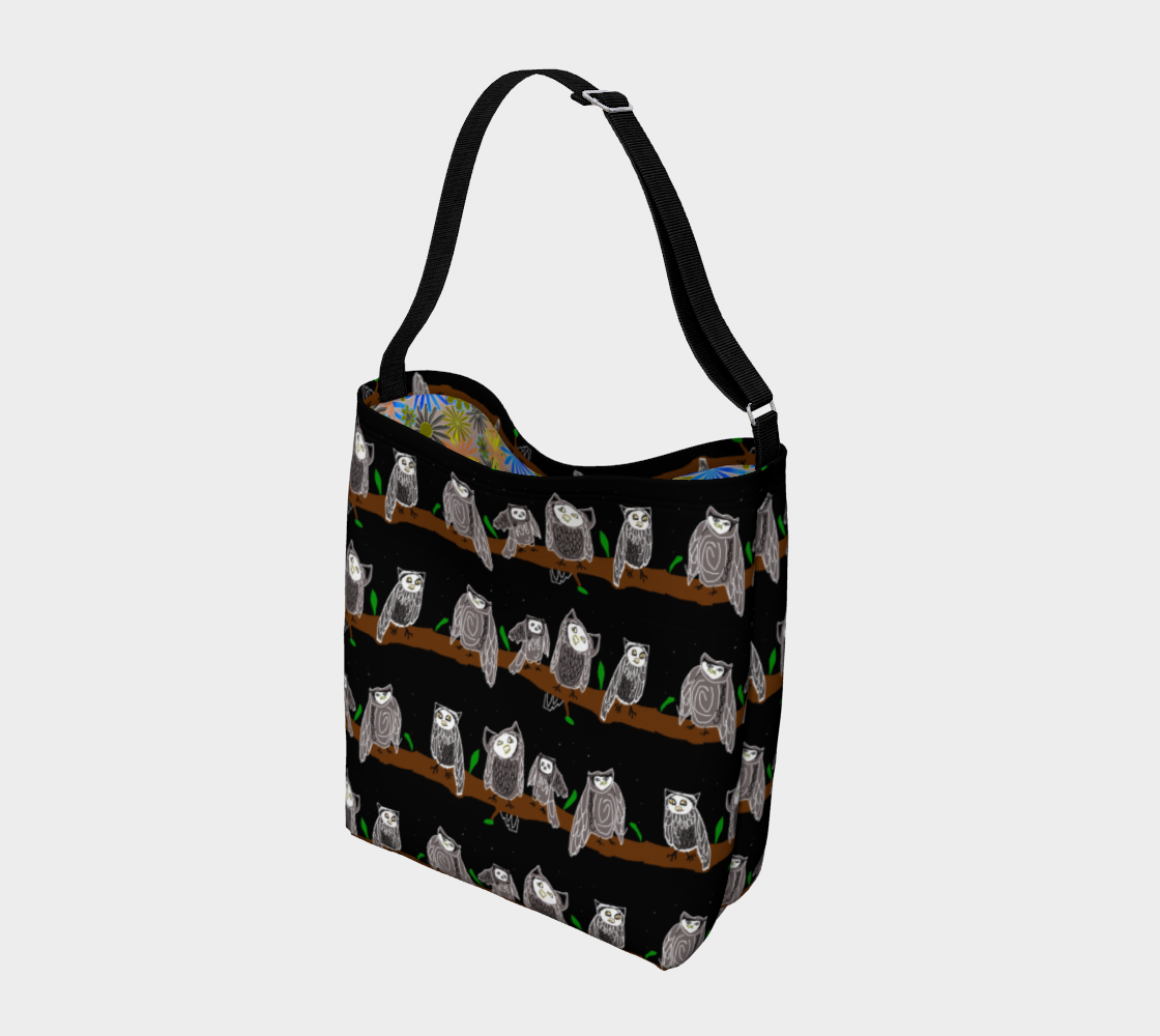 Cute Owls Pattern Day Tote