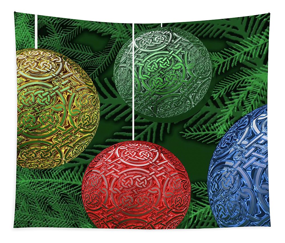 Celtic Christmas Ornaments - Tapestry