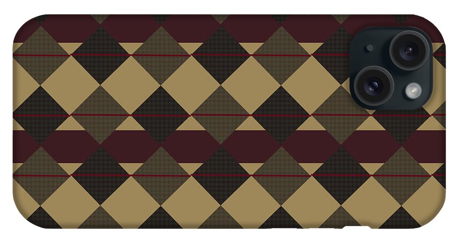 Checkered Brown Plaid - Phone Case