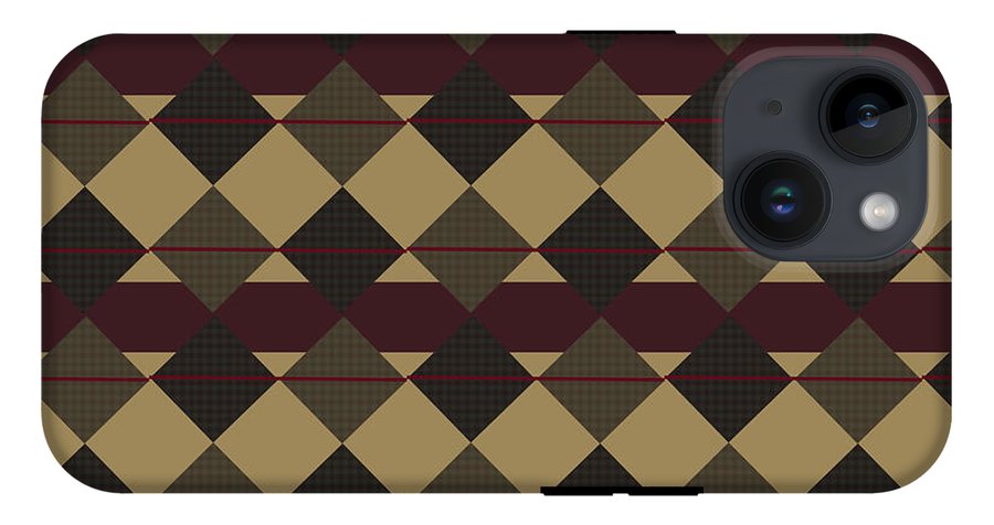 Checkered Brown Plaid - Phone Case