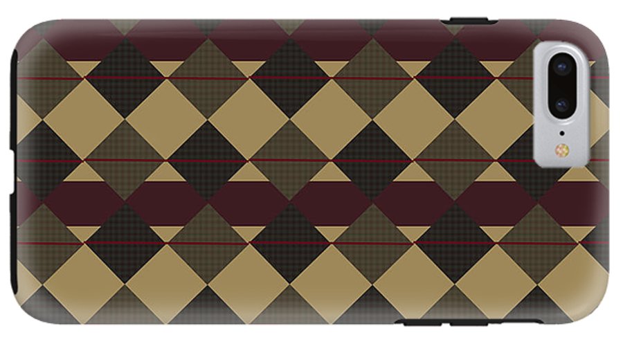 Checkered Brown Plaid - Phone Case