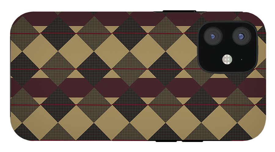 Checkered Brown Plaid - Phone Case